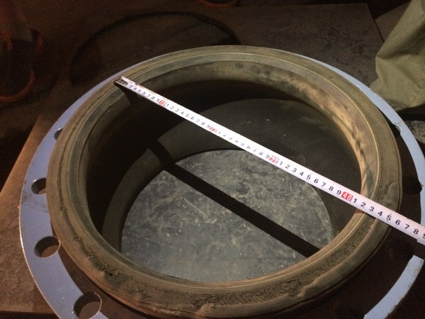 上海淞江橡膠接頭，大口徑法蘭橡膠接頭，橡膠接頭試壓，橡膠接頭漏水